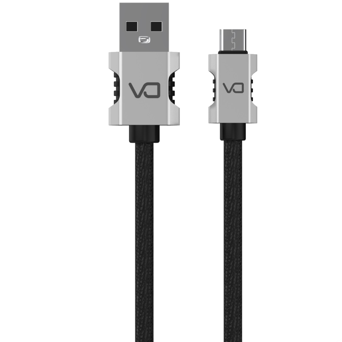 фото Кабель DA USB-Type C, 1 м, серебристый, черный