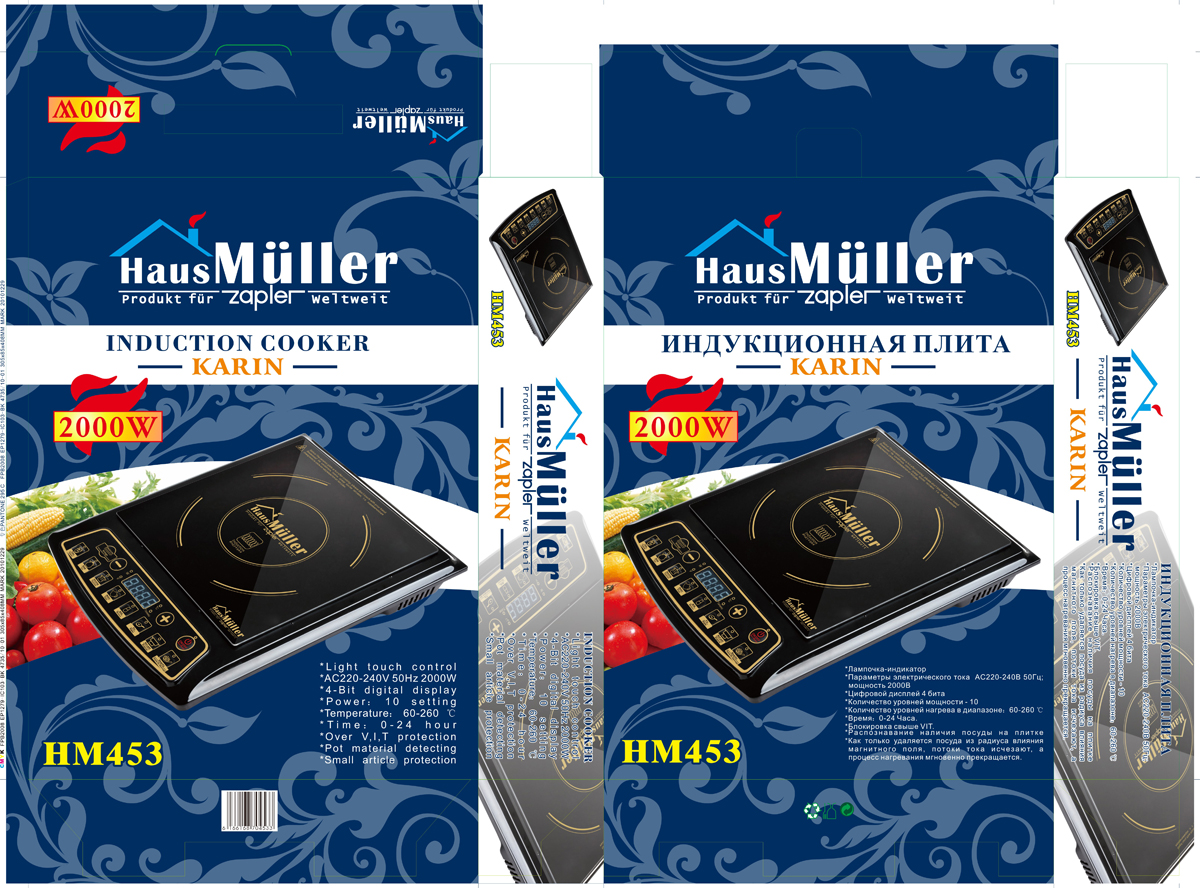 фото Плита Haus Muller HM-453, индукционная