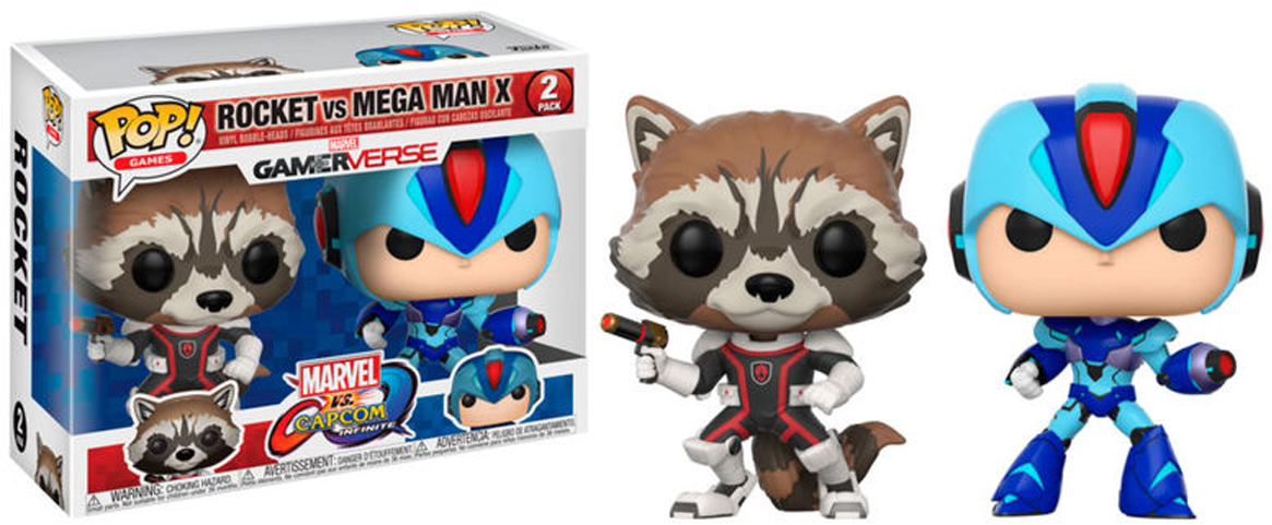 Funko Pop Vinyl 2 Pack Figurka Capcom Vs Marvel Rocket Vs Megaman X Kupit V Internet Magazine Ozon S Bystroj Dostavkoj