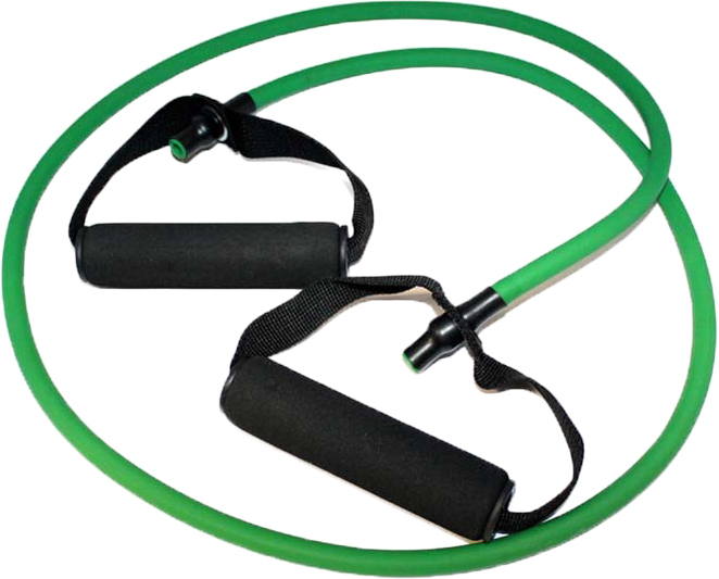 фото Эспандер трубчатый "Bradex", с ручками, цвет: зеленый, нагрузка до 11 кг