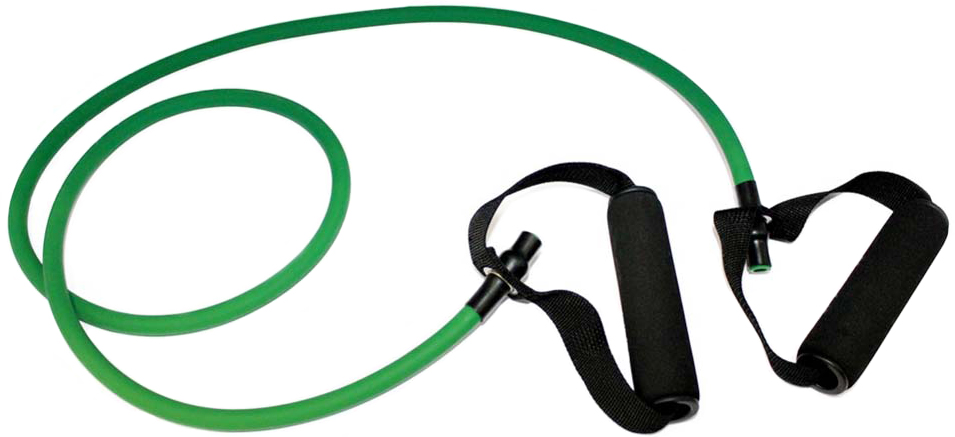 фото Эспандер трубчатый "Bradex", с ручками, цвет: зеленый, нагрузка до 11 кг
