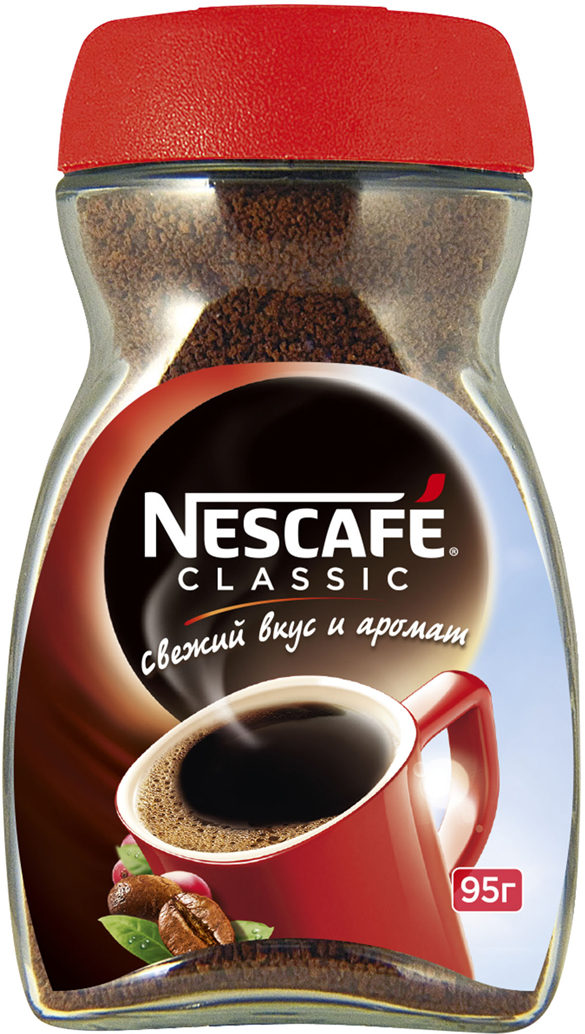 фото Nescafe Classic кофе растворимый гранулированный, 95 г