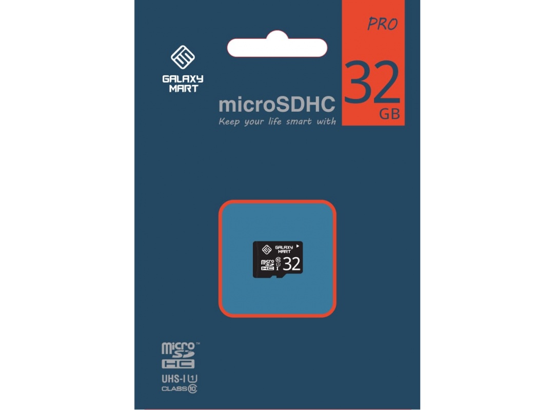 фото Galaxy Mart microSDHC CL10 U1 32GB карта памяти (без адаптера)