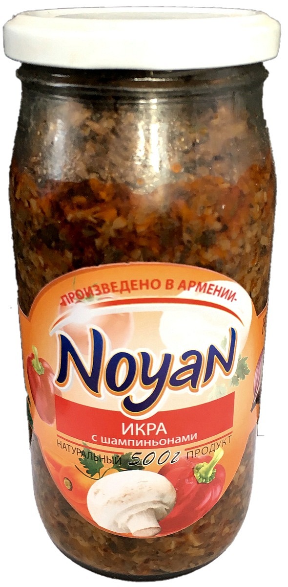 фото Noyan Икра с шампиньонами, 500 г