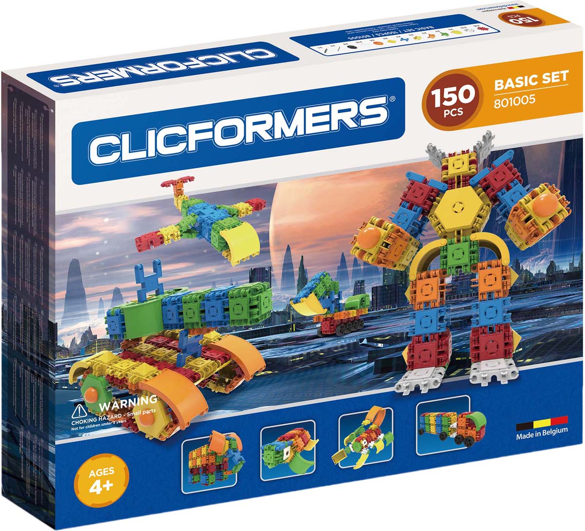 фото Clicformers Конструктор Basic Set 150 деталей