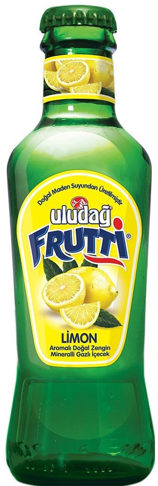 фото Uludag Frutti Лимон напиток среднегазированный, 0,2 л