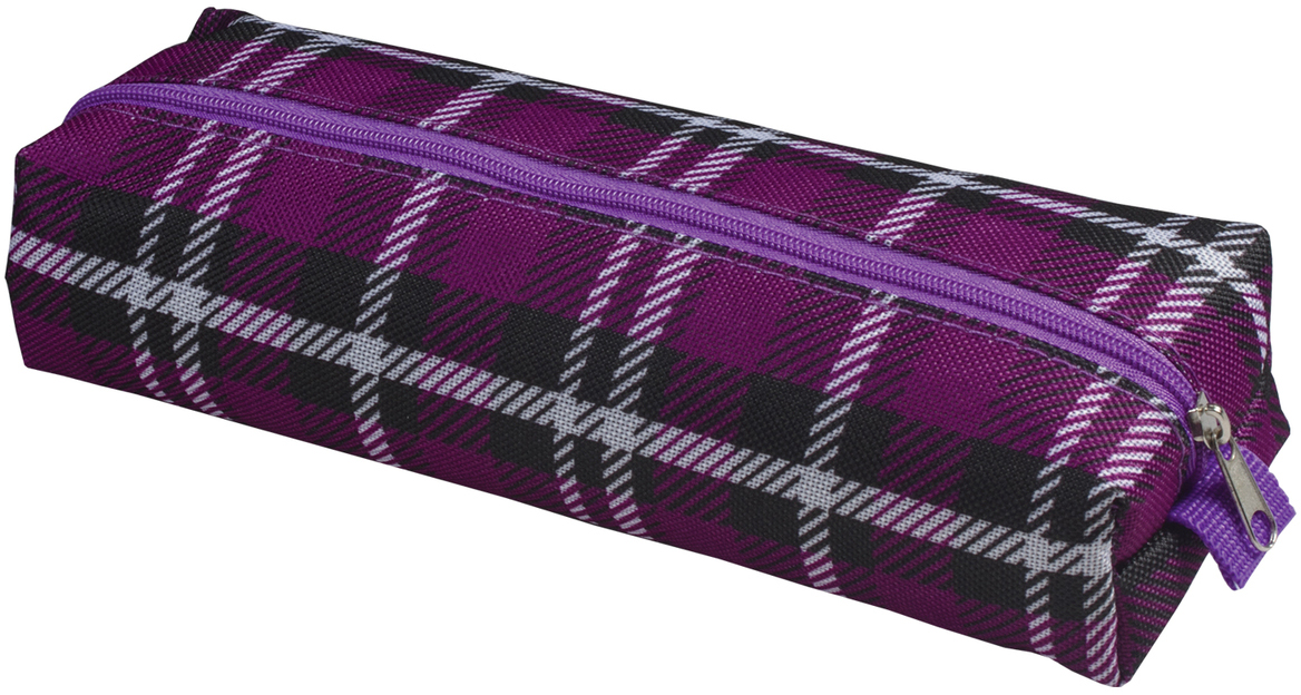 Brauberg Пенал-косметичка Шотландия цвет темно-фиолетовый. 226724