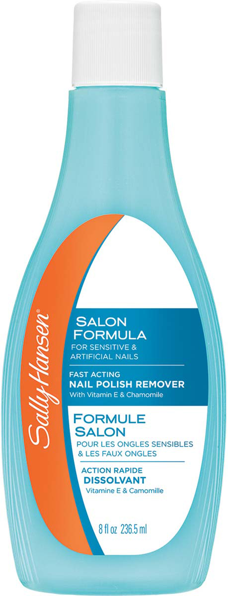 Sally Hansen Жидкость для снятия лака Salon Formula For Artificial & Sensitive Nails, для искусственных и чувствительных ногтей, 236,5 мл sally hansen жидкость для снятия лака salon formula for artificial