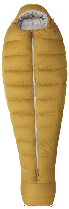 фото Спальный мешок-кокон Robens "Couloir 500", цвет: желтый, центральная молния, 210 х 79 х 51 см