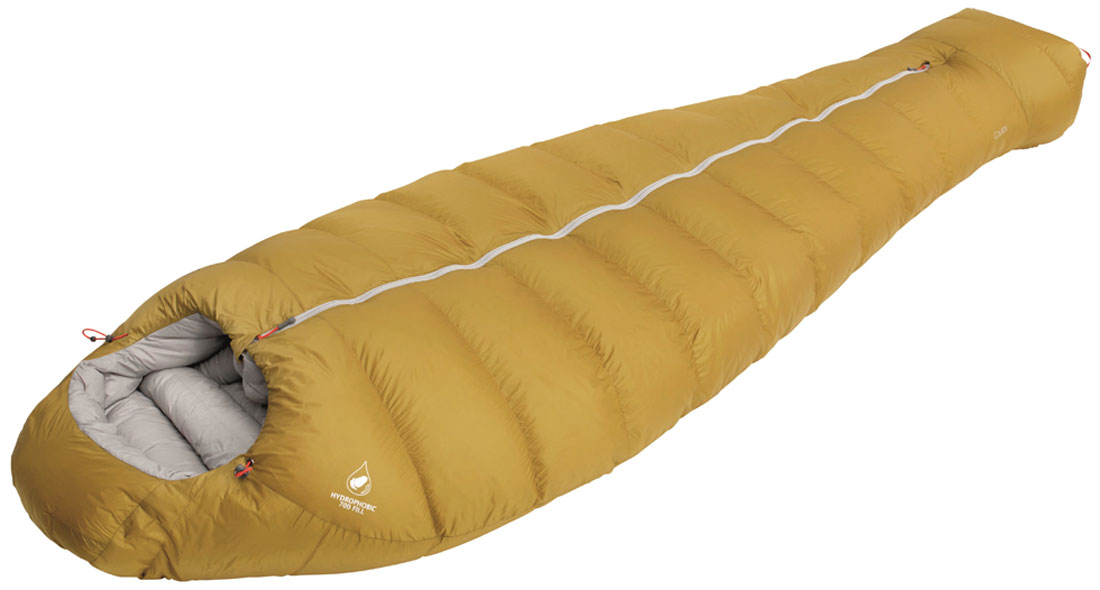 фото Спальный мешок-кокон Robens "Couloir 750", цвет: желтый, центральная молния, 210 х 79 х 51 см