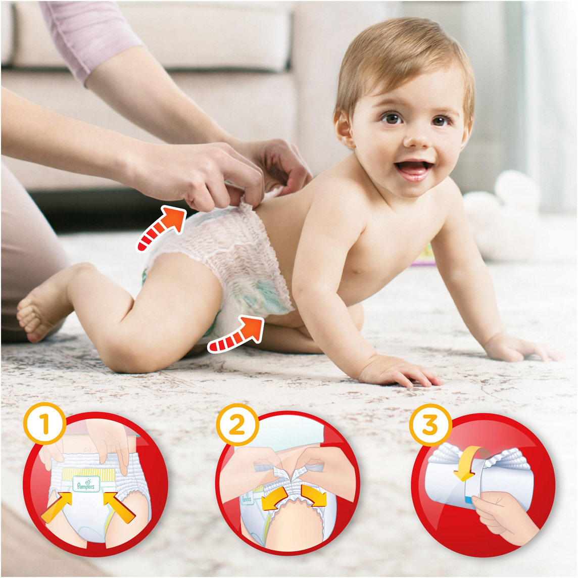 фото Pampers Трусики Pants 9-15 кг (размер 4) 176 шт