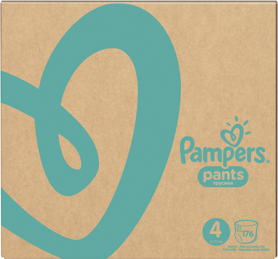 фото Pampers Трусики Pants 9-15 кг (размер 4) 176 шт