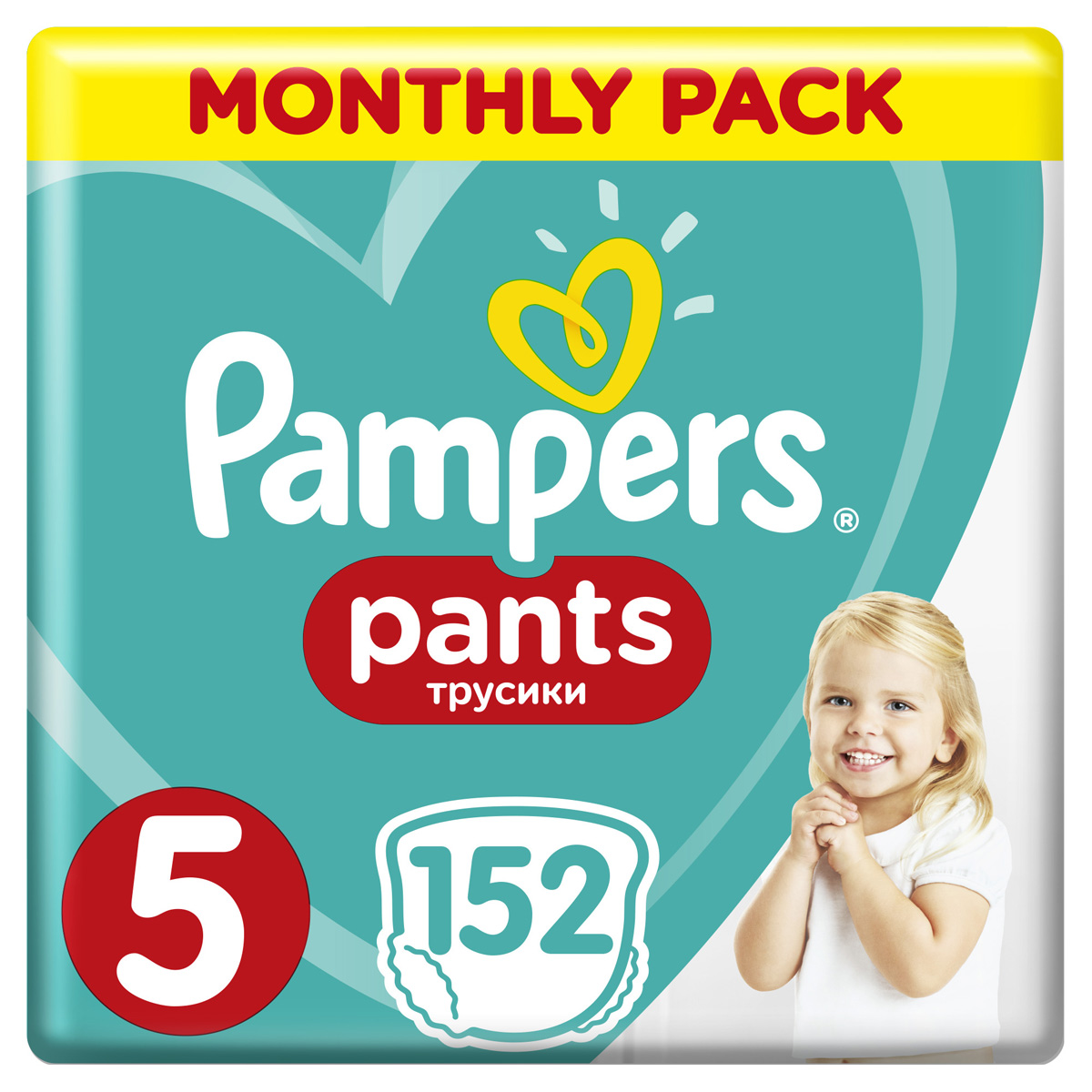 фото Pampers Трусики Pants 12-17 кг (размер 5) 152 шт