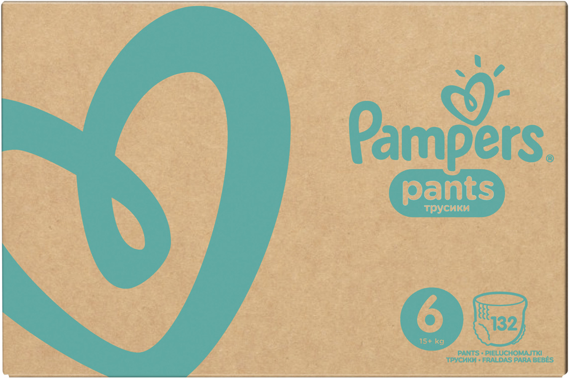 фото Pampers Трусики Pants 15+ кг (размер 6) 132 шт