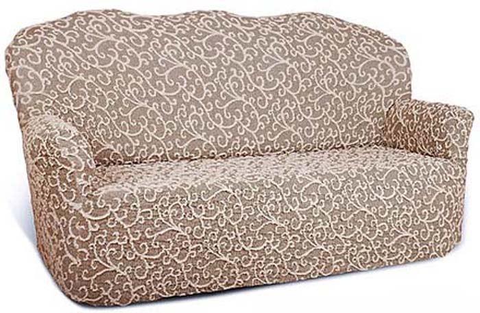 фото Чехол на 2-х местный диван Еврочехол "Жаккард", 100-150 см