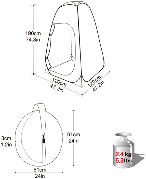 фото Тент-баня King Camp "3015 Multi Tent", цвет: синий Kingcamp