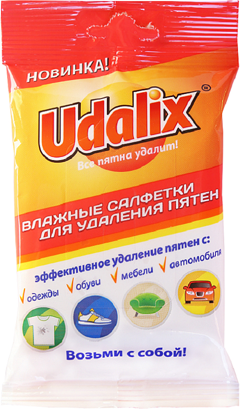 фото Салфетки очищающие от пятен "Udalix", 15 шт