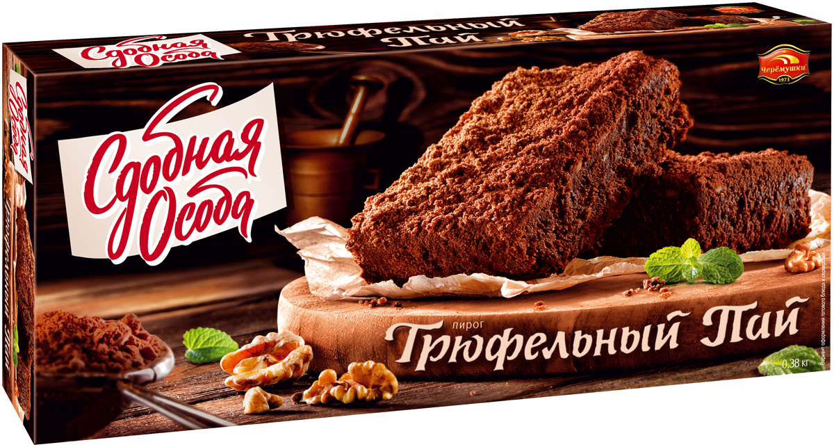Черемушки Пирог шоколадный Трюфельный пай, 380 г