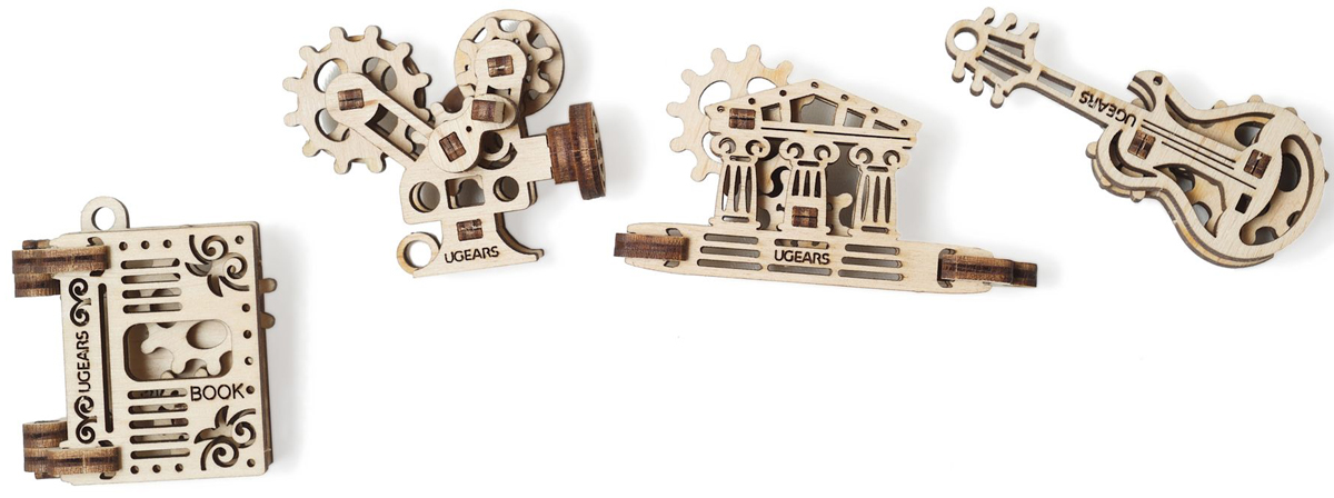 Ugears Конструктор 3D пазл Фиджет Творчество — купить в интернет ...