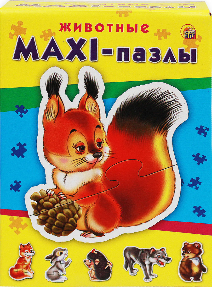 все цены на Рыжий Кот Пазл для малышей Животные онлайн