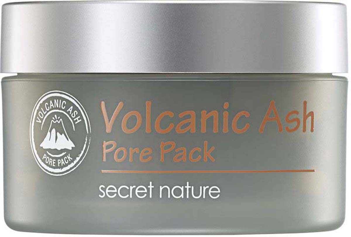 фото Secret Nature Volcanic Ash Pore Pack Очищающая маска для лица с вулканическим пеплом, 100 мл