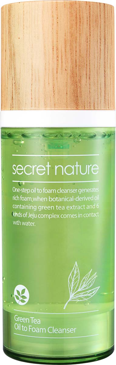 фото Secret Nature Green Tea Oil to Foam Cleanser Гидрофильное масло-пенка с зеленым чаем, 100 мл