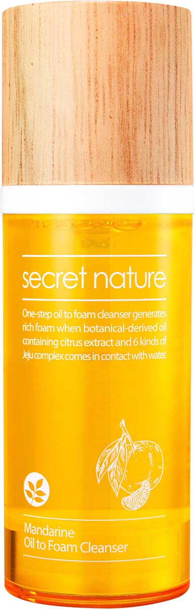 фото Secret Nature Mandarine Oil to Foam Cleanser Гидрофильное масло-пенка с мандарином, 100 мл