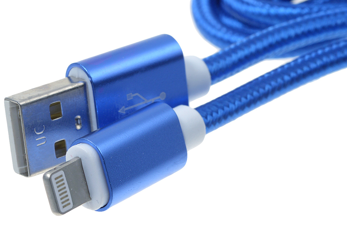 фото Red Line УТ000014155, Blue кабель USB-Lightning (2 м)