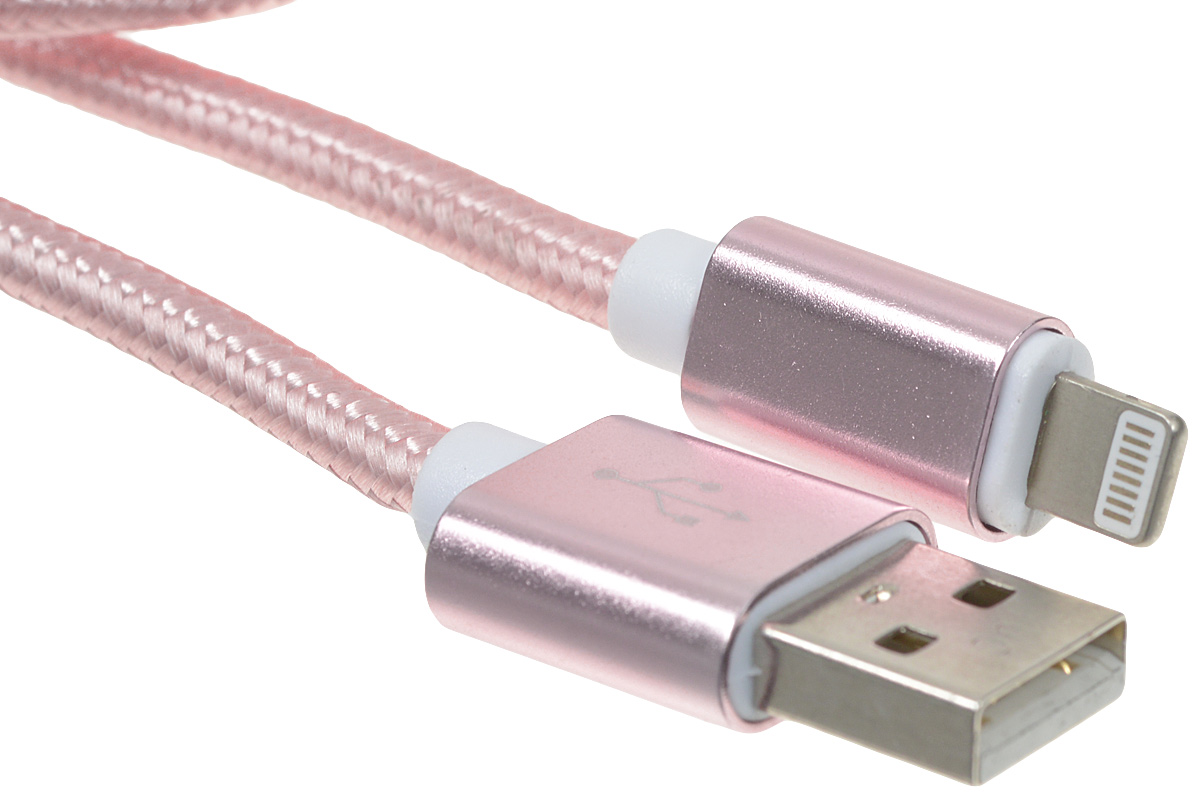 фото Red Line УТ000014153, Pink кабель USB-Lightning (2 м)