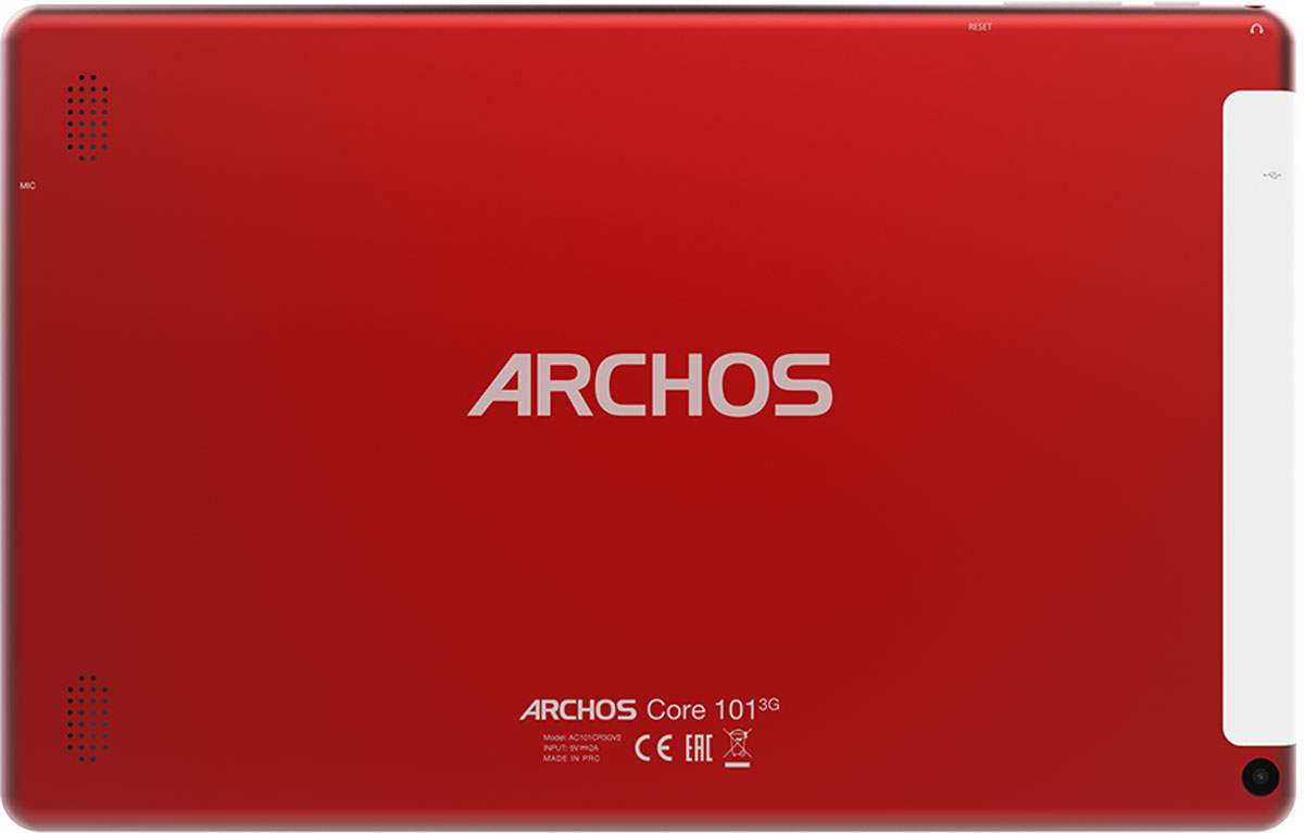 фото Планшет Archos Core 101 3G V2, 16 ГБ, красный