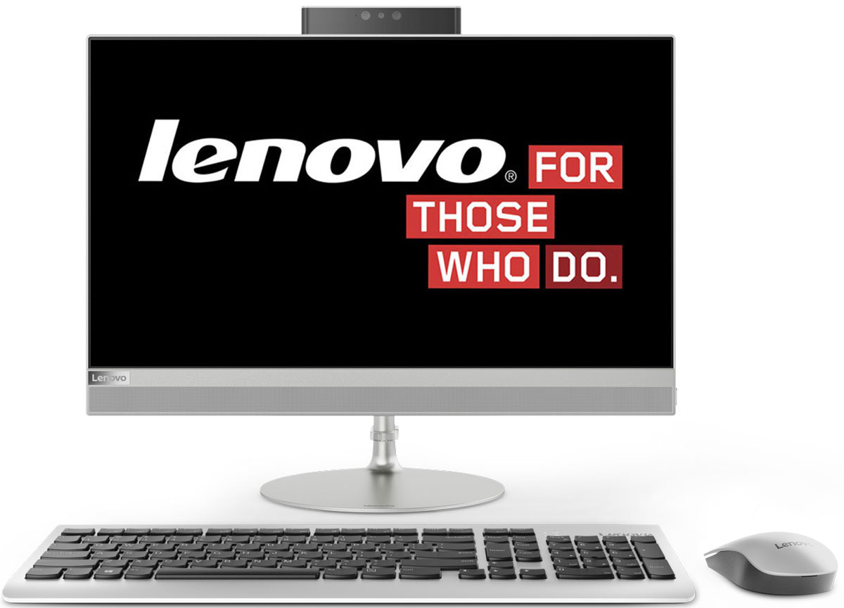 фото Моноблок Lenovo IdeaCentre 520-22IKU, F0D5000NRK, 21.5", серебристый