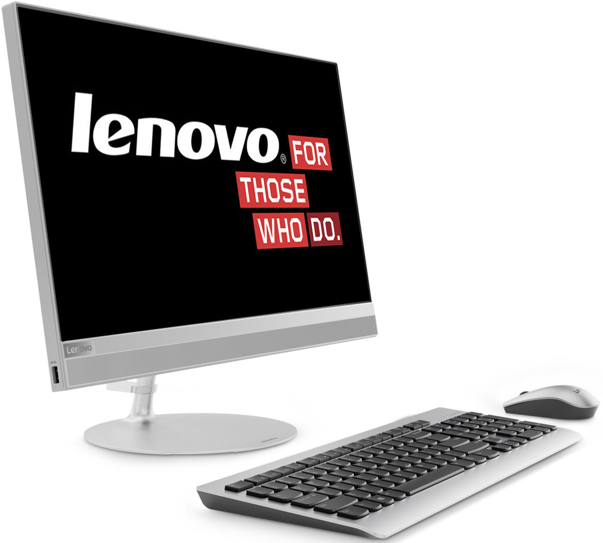 фото Моноблок Lenovo IdeaCentre 520-22IKU, F0D5000NRK, 21.5", серебристый