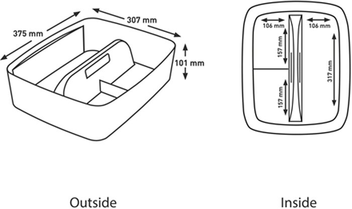 фото Leitz Лоток-органайзер MyBox с ручкой большой цвет белый