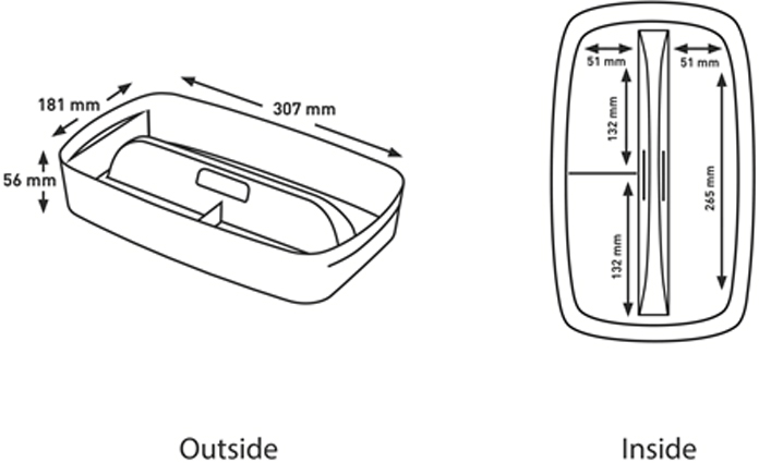 фото Leitz Лоток-органайзер MyBox с ручкой малый цвет белый