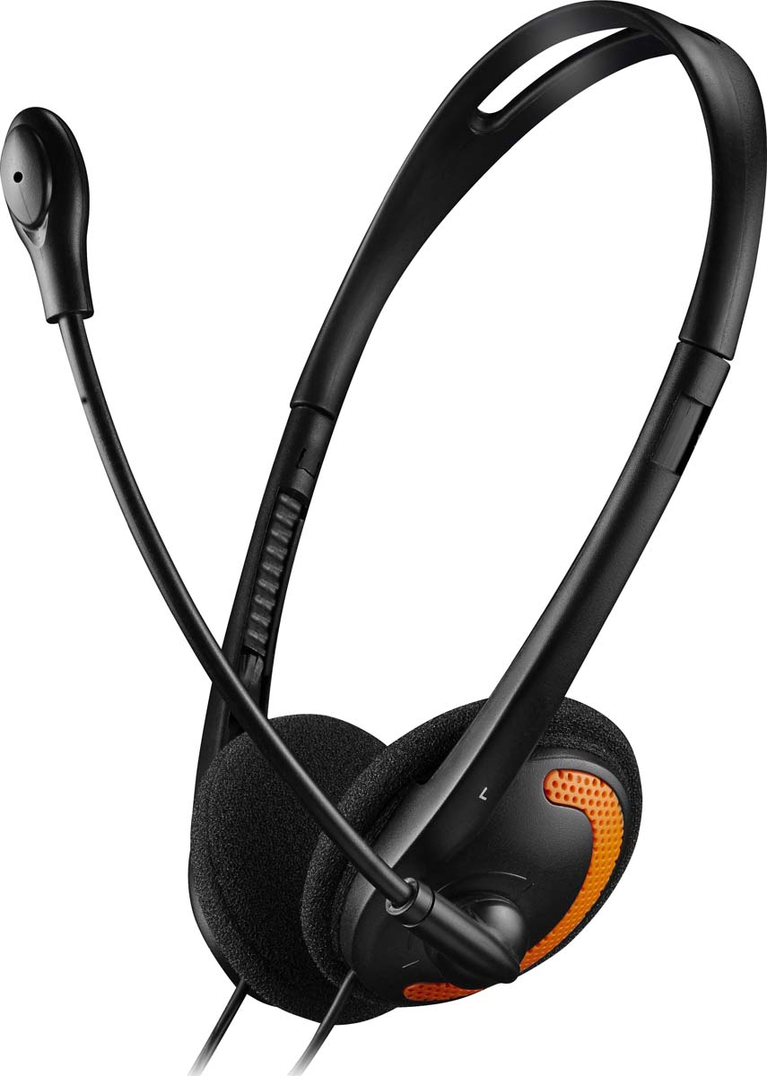 фото Компьютерная гарнитура Canyon CNS-CHS01BO, Black Orange