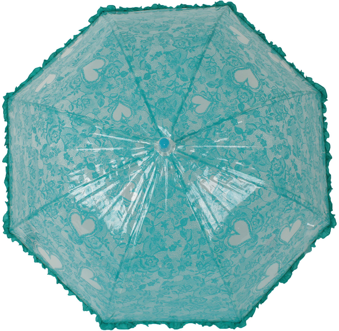 Зонт-трость детский Zemsa, полуавтомат, цвет: синий. 922-1