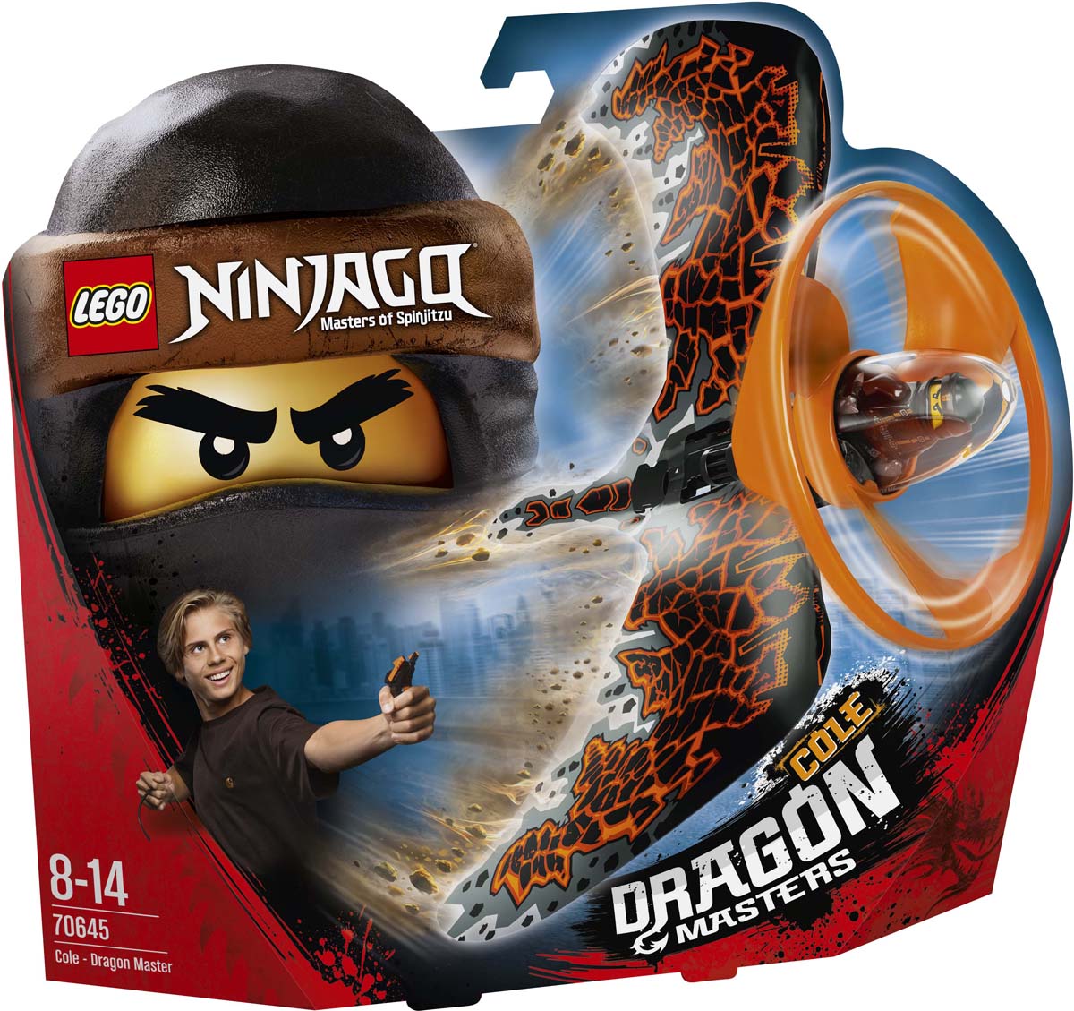 LEGO Ninjago Конструктор Коул — Мастер дракона 70645