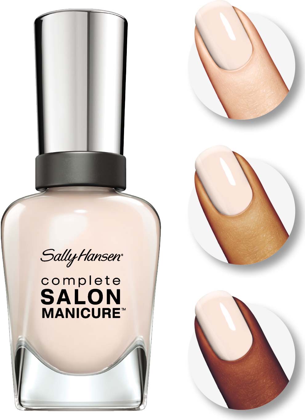 фото Sally Hansen Salon Manicure Keratin Лак для ногтей ,тон pink slipl №170, 14,7 мл