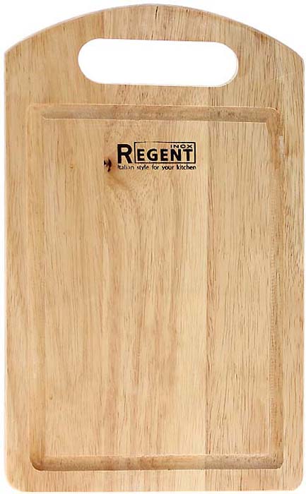 фото Доска разделочная "Regent Inox", из гевеи, 26 х 16 х 1,2 см