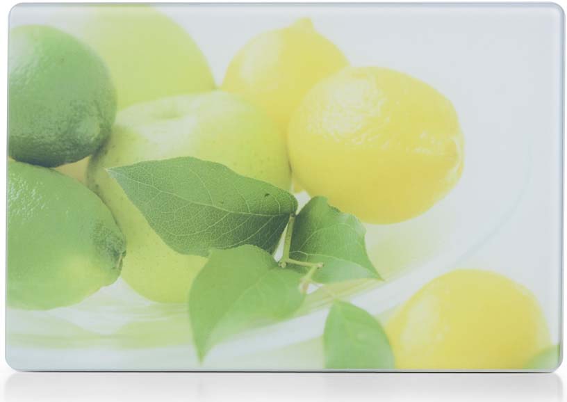 фото Доска разделочная Zeller "Лимоны", стеклянная, 30 х 20 см