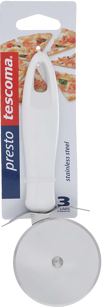 фото Нож для пиццы Tescoma "Presto", цвет: белый, длина 18 см