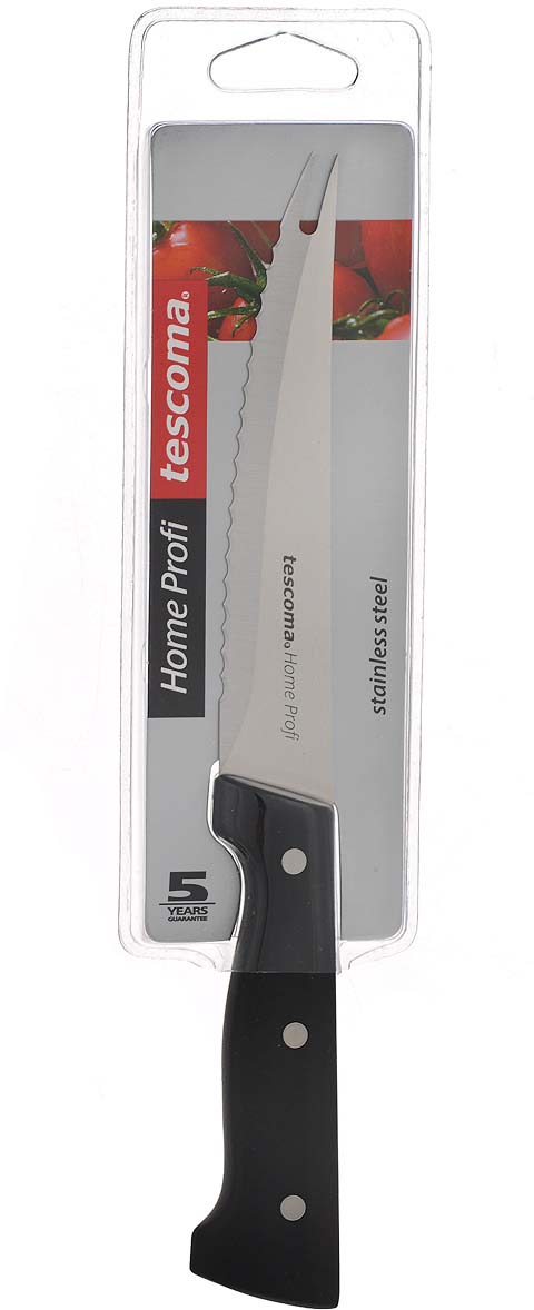 фото Нож для овощей Tescoma "Home Profi", цвет: черный, длина лезвия 13 см