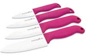 фото Набор ножей "Hatamoto", цвет: розовый, 4 шт