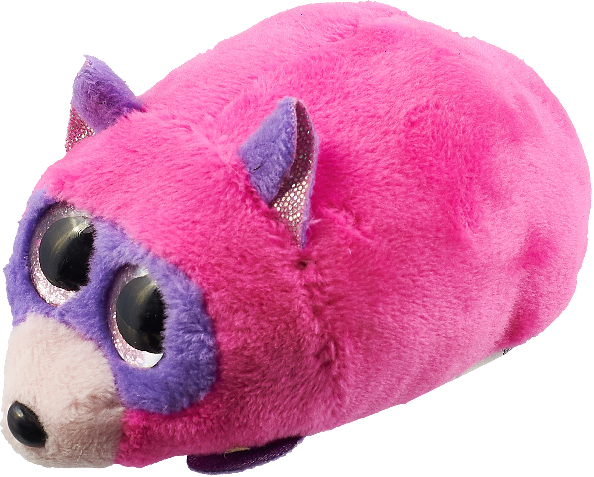 Teddy Мягкая игрушка енот 10 см цвет розовый