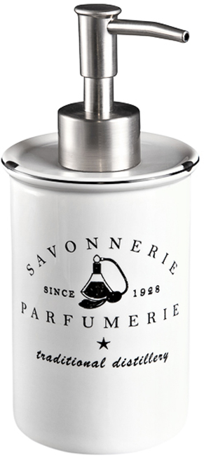 фото Диспенсер для жидкого мыла Verran "Parfumer", цвет: белый, 380 мл Wess