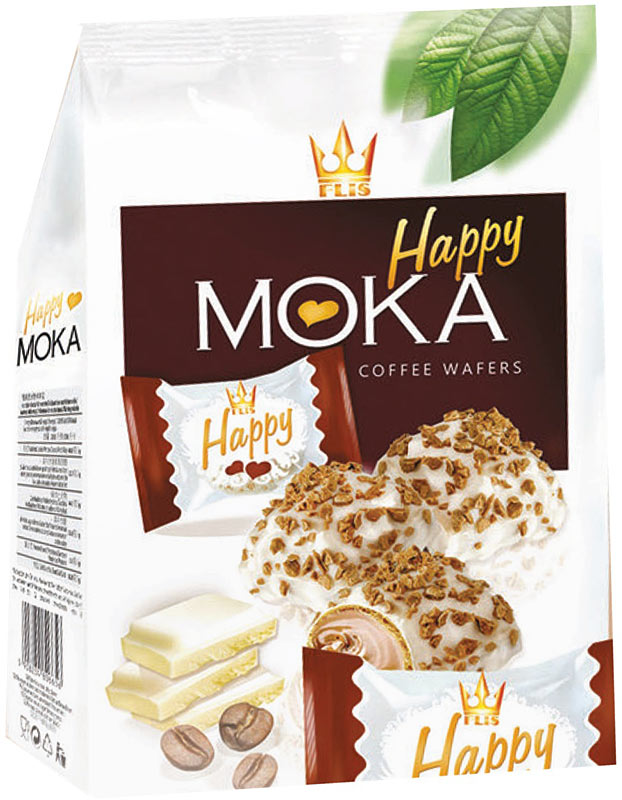 фото Flis Happy Moka кофейные глазированные конфеты, 140 г