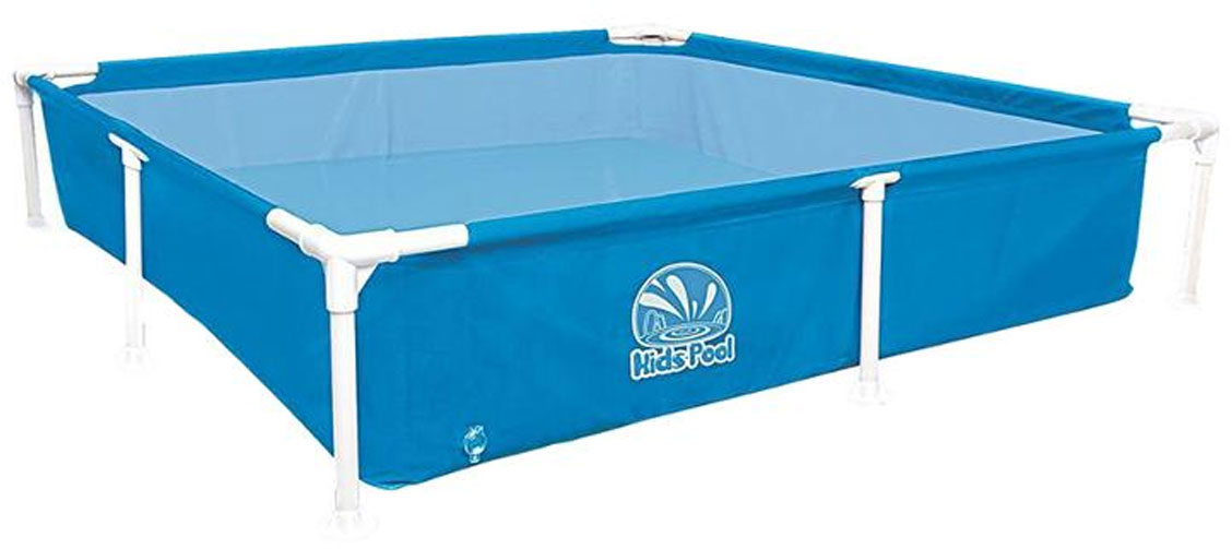 фото Бассейн каркасный Jilong "Kids Frame Pool", цвет: голубой, 152 х 152 x 33 см