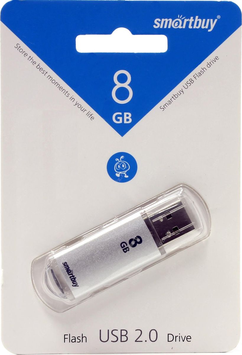 фото SmartBuy V-Cut 8GB, Silver USB-накопитель