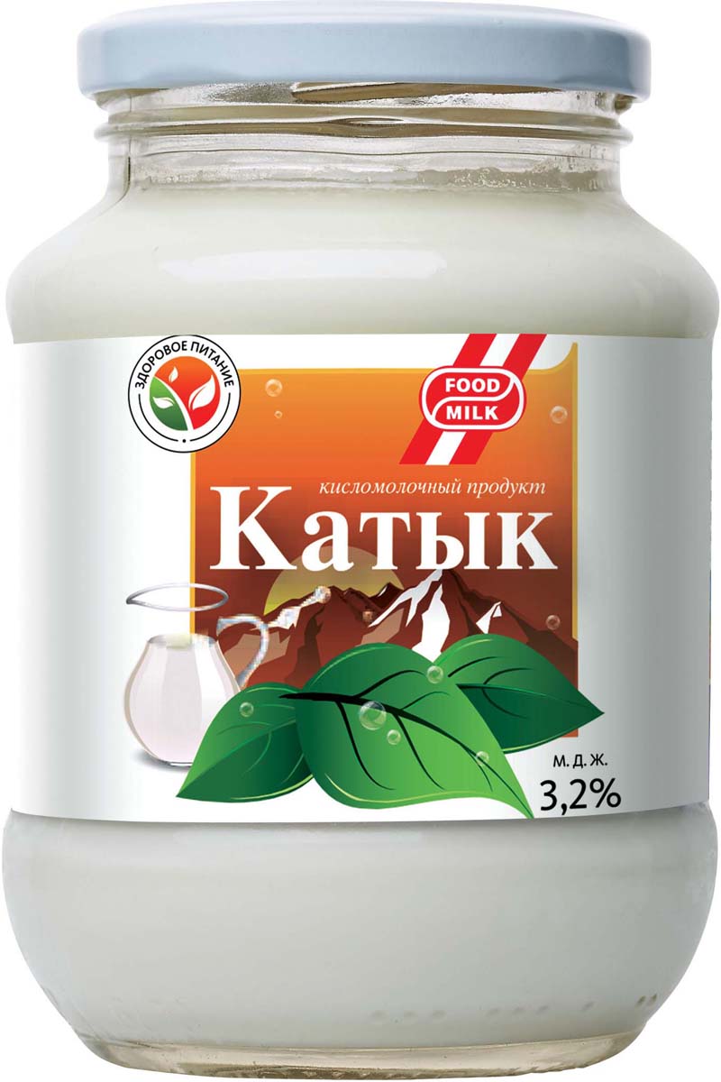 фото Food milk Катык термостатный, 3,2%, 500 мл