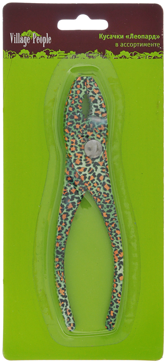 фото Кусачки садовые Village People "Леопард", цвет: зеленый, длина 15 см
